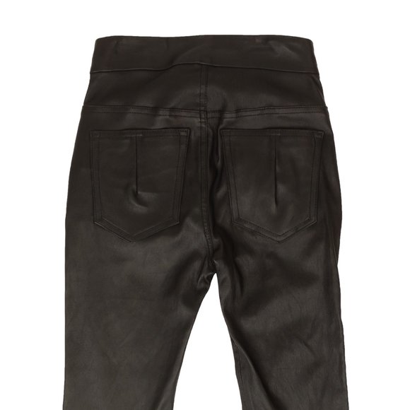 NEW UNRAVEL PROJECT Black Skinny Leather Zipper Pants Size 26 $2240 - Picture 4 of 4